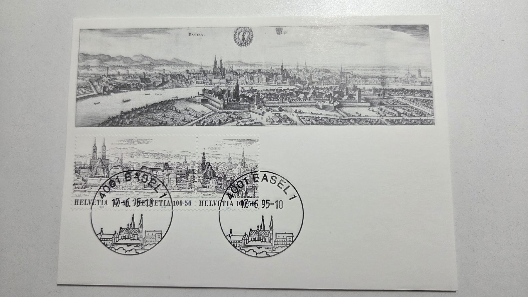 Alle Briefmarken: 1995 FDC Maximumkarte Basel – Gebraucht aus Arni AG von Moth68