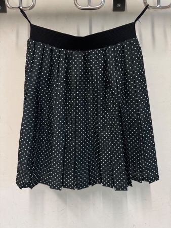 Jupe à pois noire