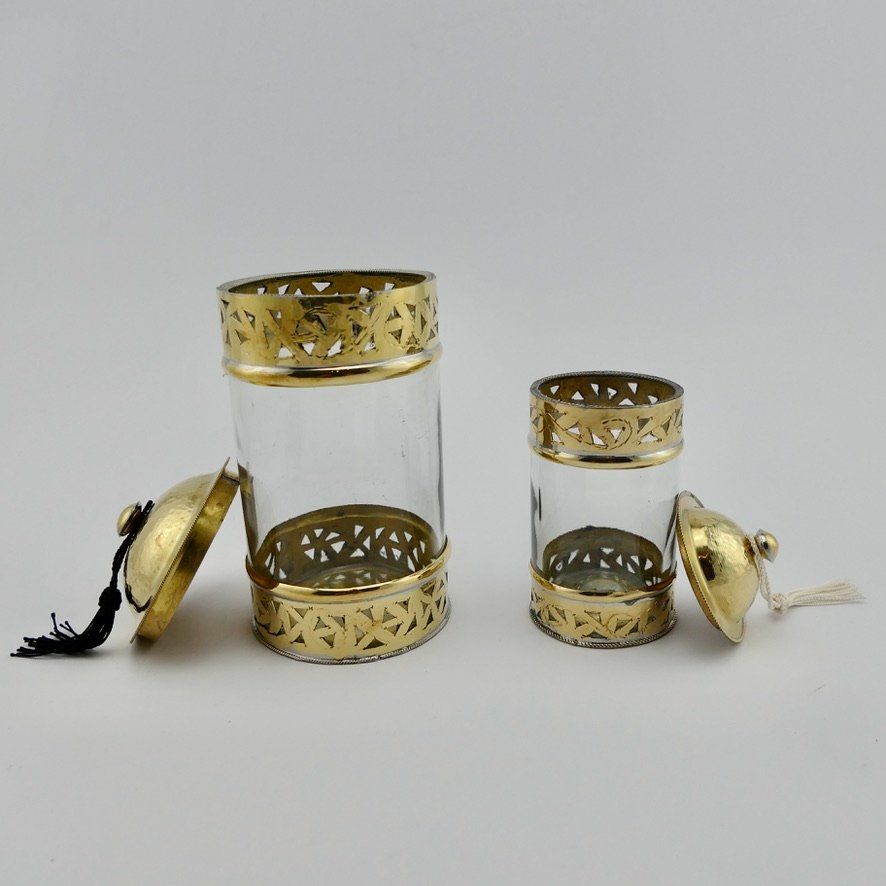 Zuccheriere: Glasdose klein, Handmade in Marokko – Nuovo (secondo la descrizione) da Therwil venduto da Tigersunne 3