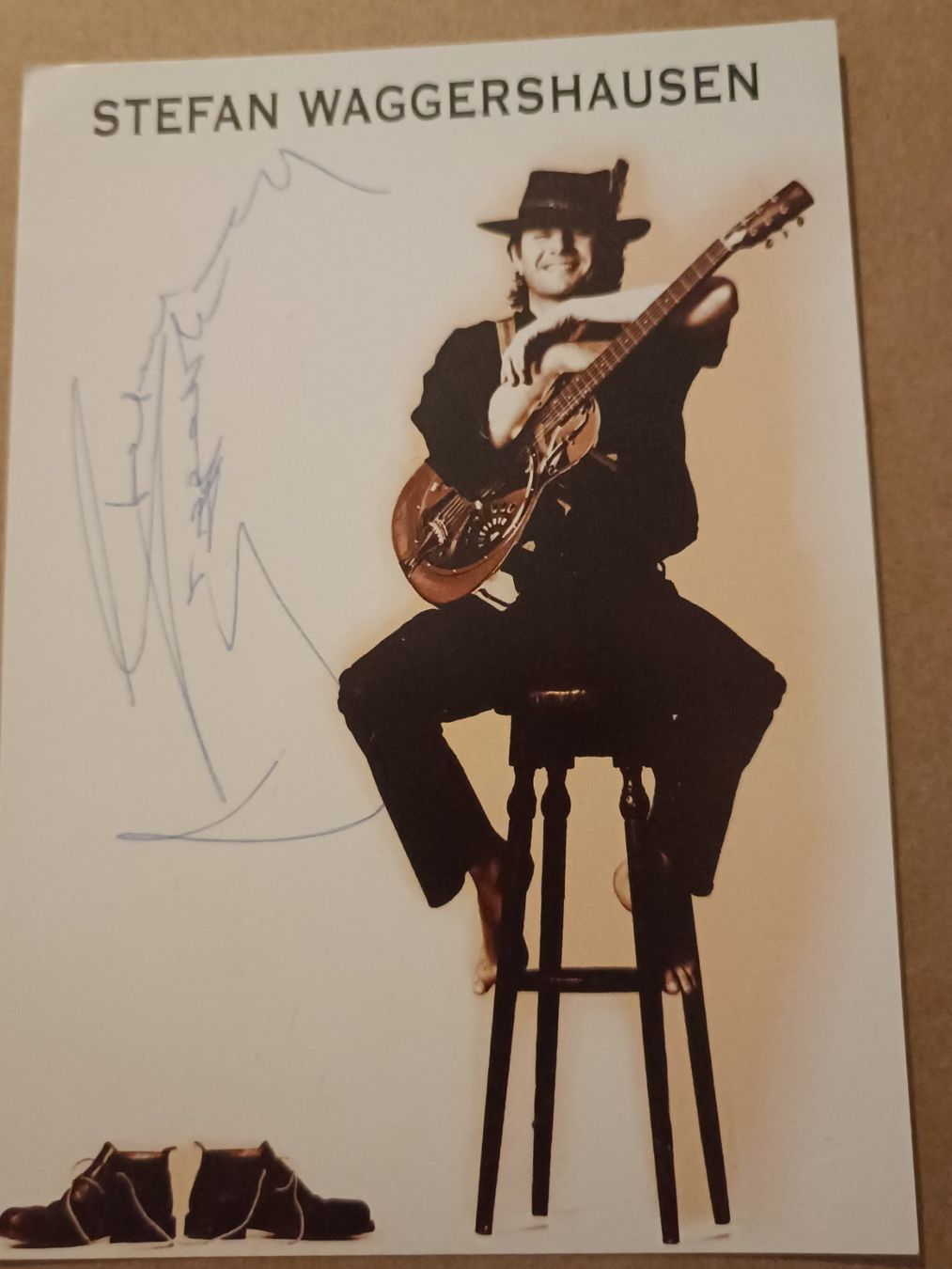 Autografi: Stefan Waggershausen - handsignierte Autogrammkarte – Usato da Menziken venduto da Artographs