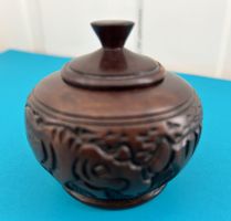 EBENHOLZDOSE MIT DECKEL