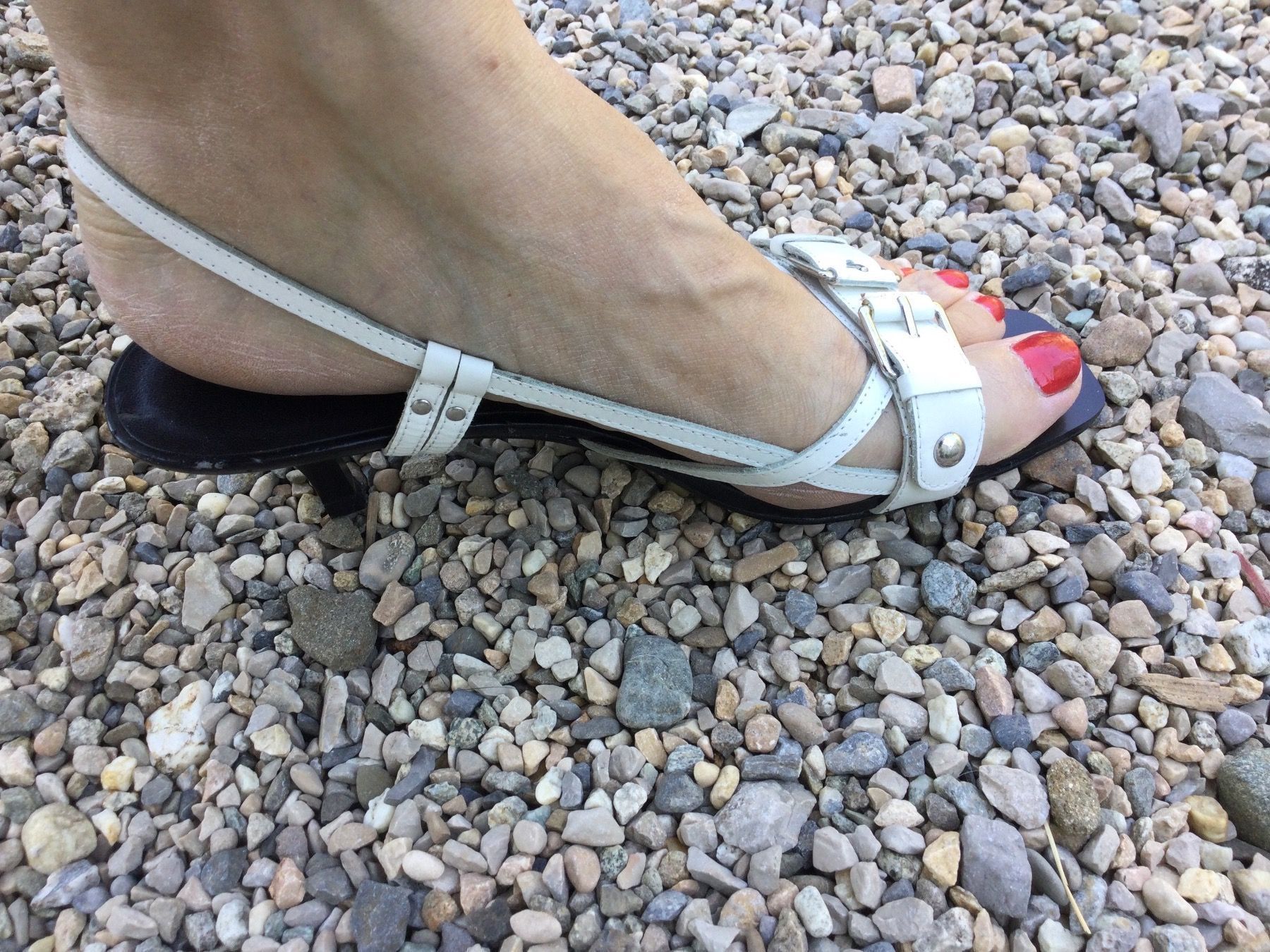 Scarpe da donna: Sandalettes blanches CUIR PESARO NEUF – Nuovo (secondo la descrizione) da Agiez venduto da chouchanelle 6