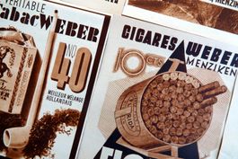 Weber Menziken  Cigares - 8 Werbungen / Publicités 1929/34