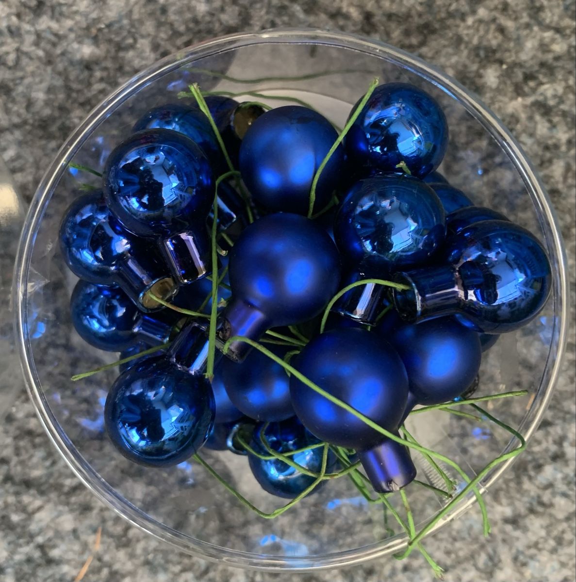 Tutte le decorazioni: Blaue Weihnachtskugeln klein – Nuovo (secondo la descrizione) da Zürich venduto da bopeja