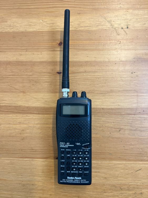 Radioshak Pro 60 AM/FM Scanner - 200 Channel Direct Entry (Gebraucht ...