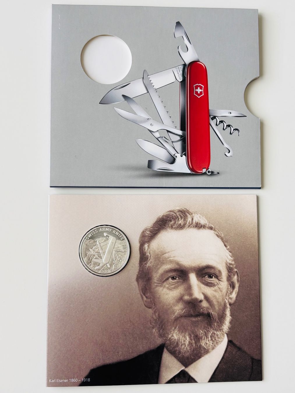 Victorinox Coltelli tascabile: Silber Folder Victorinox Sackmesser 2018 SWISSMINT 20.- – Nuovo e nell'imballaggio originale da Müswangen venduto da buyin 1
