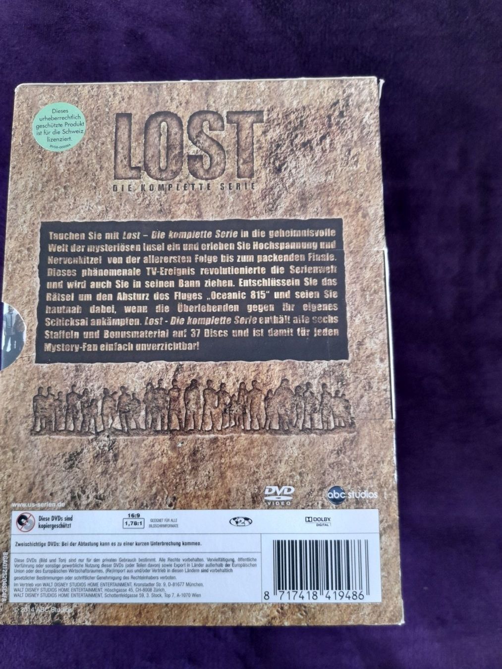 Tutti i DVDs: LOST - KOMPLETTE SERIE 1-6  PYRAMIDEN - BOX – Usato da Aesch BL venduto da Burschi59 3
