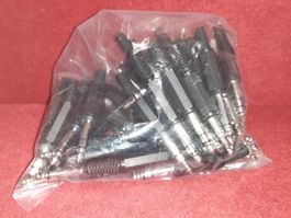 Sack voller 6.3mm Klinkenstecker! NEU!!