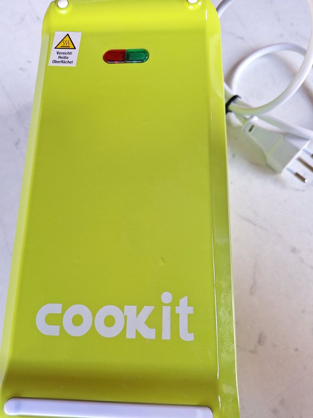 Küchengeräte: COOKIT WAFFELEISEN - HELLGRÜN  - THERMOSTAT – Gebraucht aus Huttwil von Kunterbuntli 4