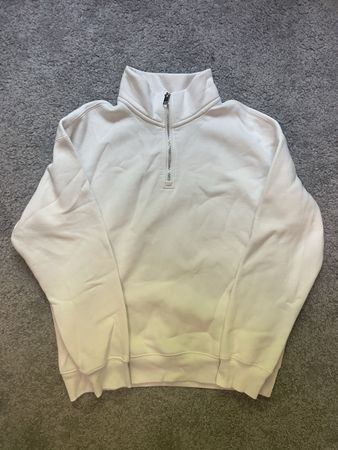 Quarter zip L beige