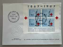 Jubiläums Briefmarken-Ausstellung Chur 1963