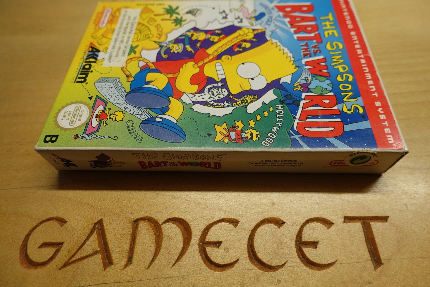 Nintendo Giochi: The Simpsons: Bart vs. the World NES Nintendo – Usato da Steinach venduto da Gamecet 2