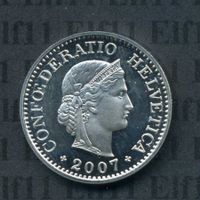 CHF___0.10 2007 stgl * nigelnagelneu! 10 Rappen