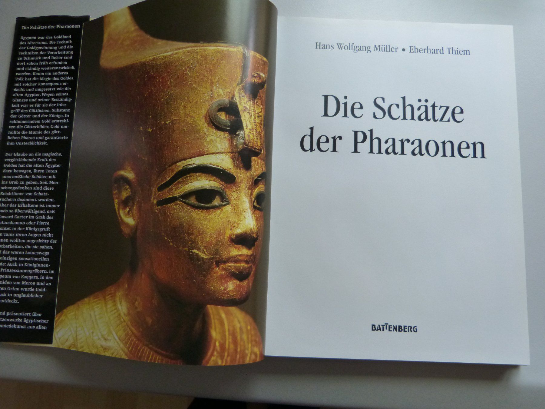 Libri: Die  Schätze der Pharaonen Battenberg Verlag – Usato da Altendorf venduto da Hoppla45 1