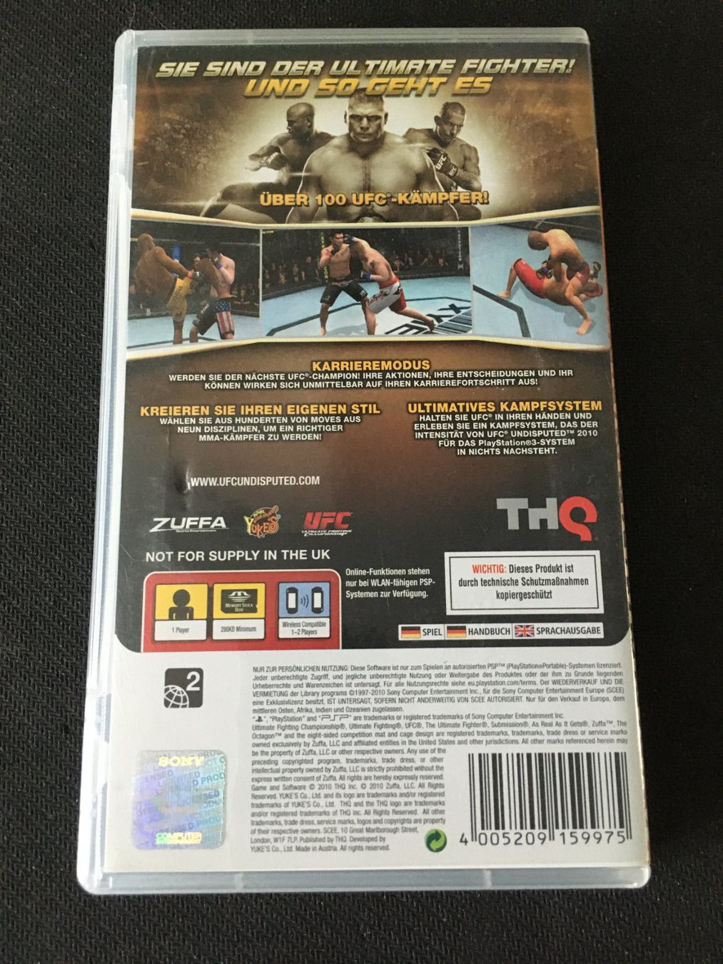 Sony Giochi: UFC Undisputed 2010 für PSP – Usato da St.Gallen venduto da sjosjo 1
