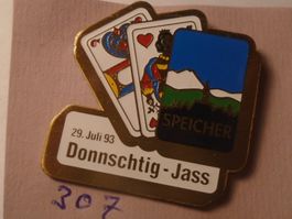 1 Donnschtig Jass Speicer Pin (307)