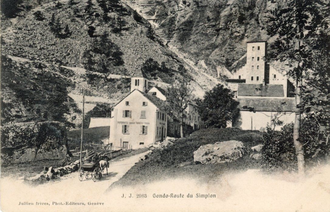 Cartoline postali: Gondo   VS    -   5  diverse Ansichtskarten – Usato da Brig venduto da Valcards54 1