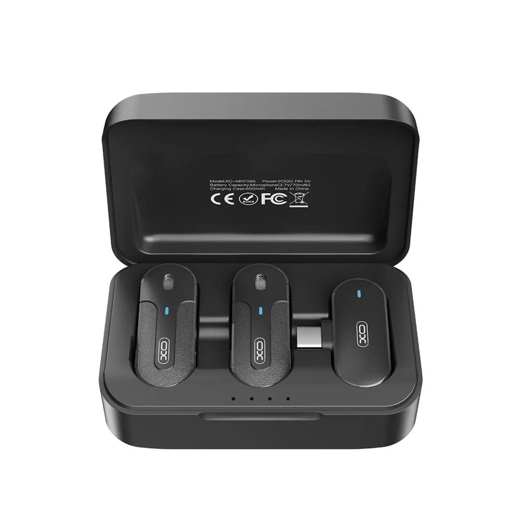 Microfoni: XO MKF09A Typ-C Wireless Lavalier Mikrofon mit Case – Nuovo e nell'imballaggio originale da mägenwil venduto da xostore.ch 1