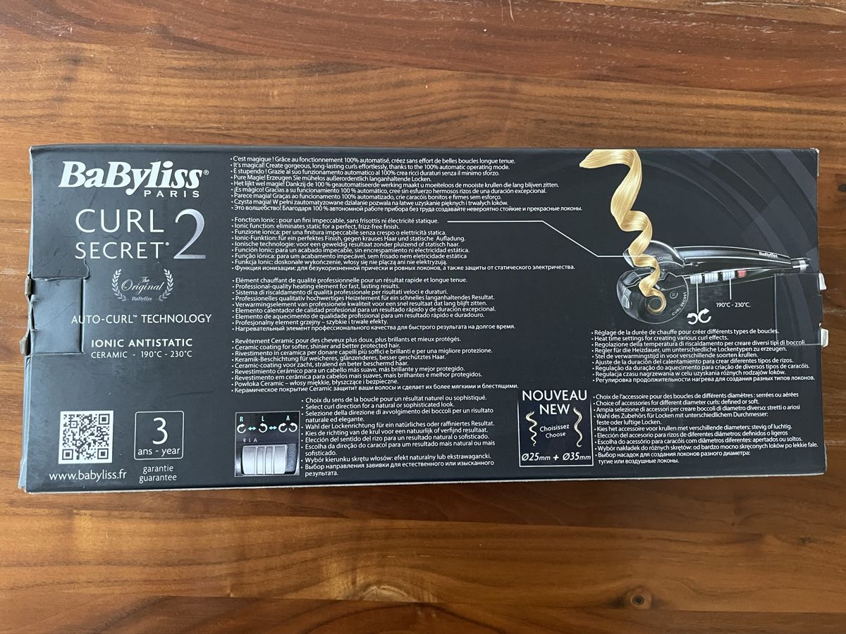 BaByliss Piastre & Arricciacapelli: Babyliss Curl Secret 2 – Usato da Zug venduto da Namago 1