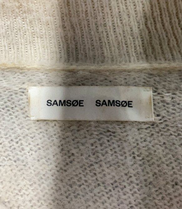 Samsøe Samsøe Maglioni & Felpe: Samsoe Samsoe alpaca wool cable knit polo collar sweater S – Usato da Geneve venduto da readycat 5