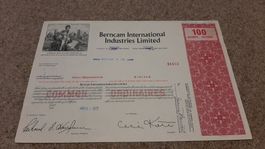 Aktie Berncam International Industries Limited