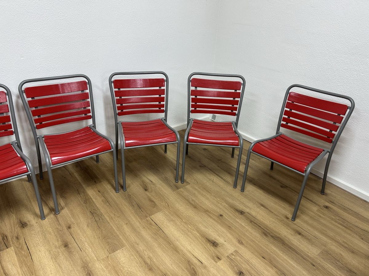 Bigla Chaises: Bigla Gartenstühle (restauriert) – D'occasion à Basel par MoebelSackmann 1