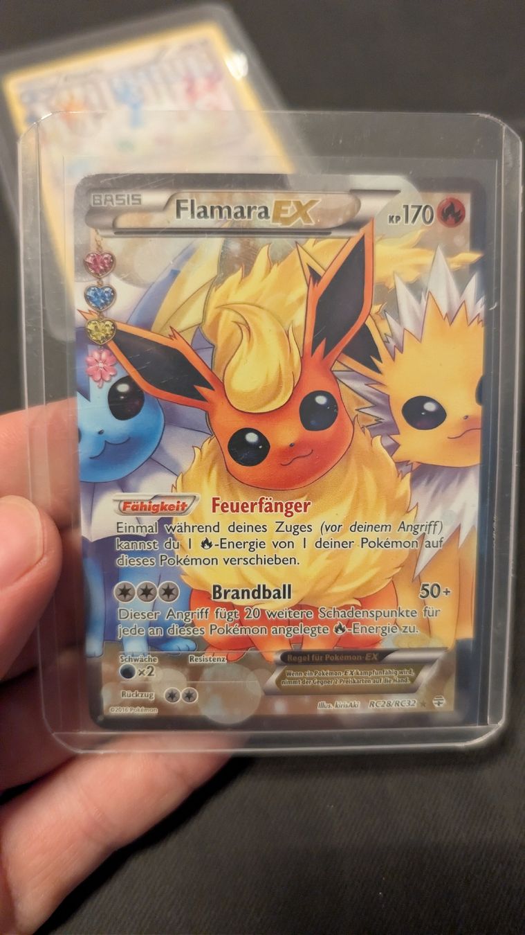 Pokémon Sammelbilder & Trading cards: Seltenes Flamara EX  – Neu (gemäss Beschreibung) aus Schattdorf von T5533