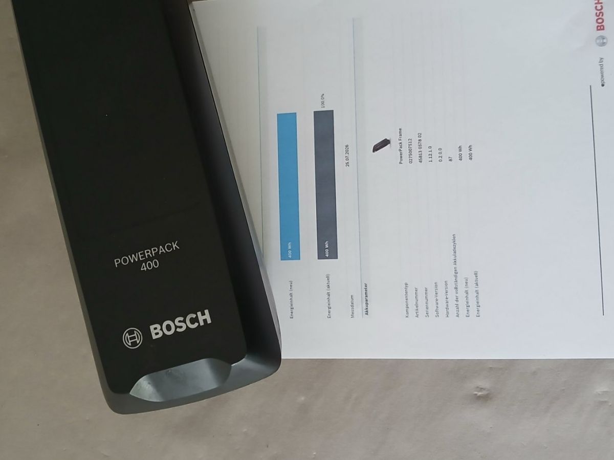 Bosch Batteries: Bosch Powerpack 400 mit 400Wh 100% / inklusive Messbericht – D'occasion à Winterthur par .-thx-. 1