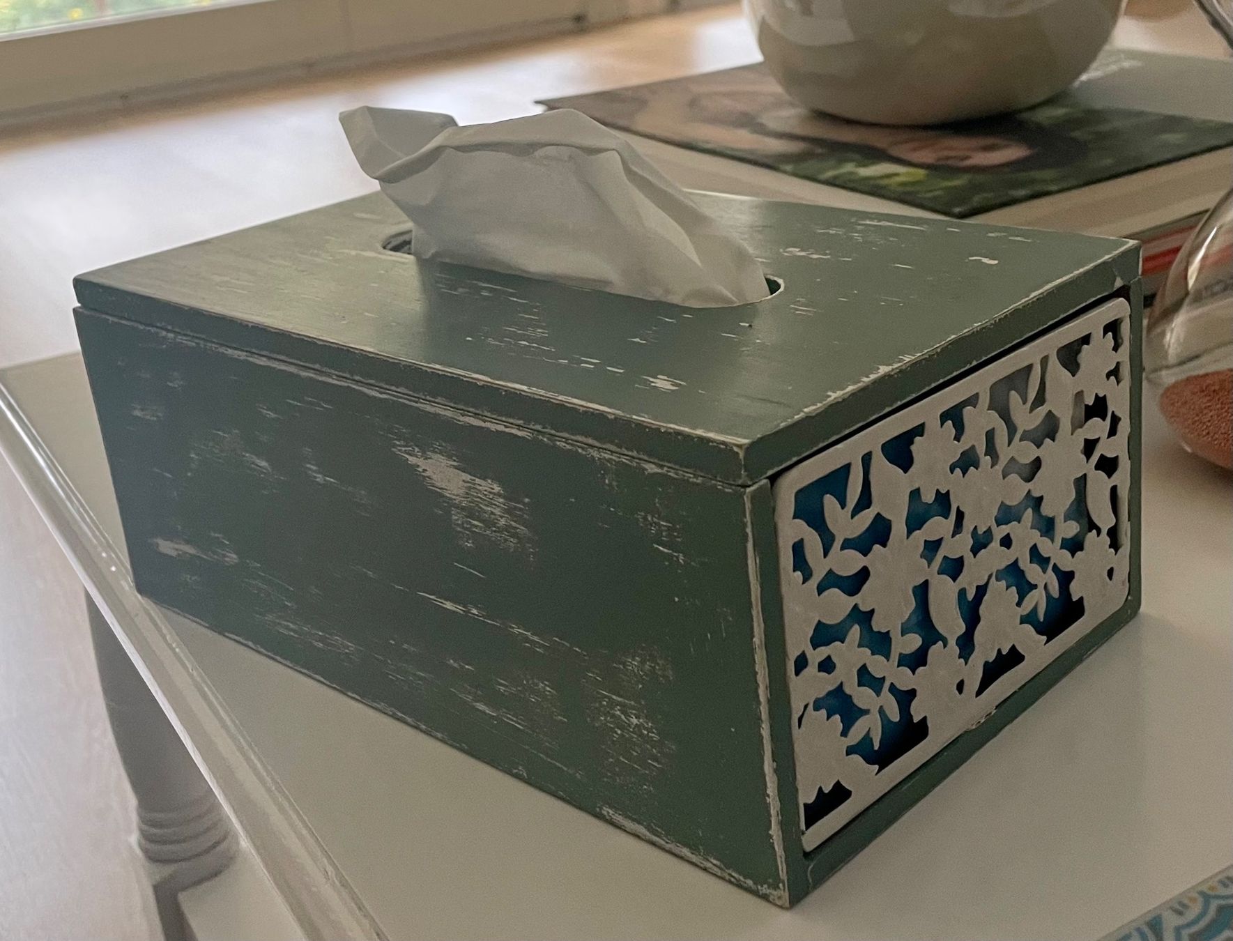 Cassapanche: Shabby Chic Taschetücherbox – Usato da Baden venduto da Tiffany6878 4