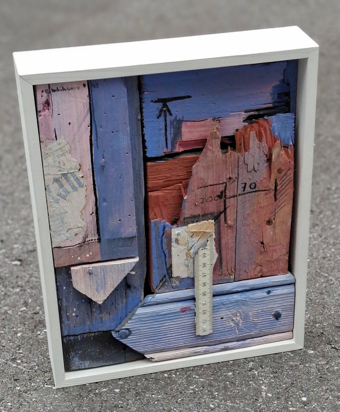 Poster & Bilder: Rutishauser Erich, Güttingen: Woodwork, Assemblage, Collage – Gebraucht aus Herisau von Saentis1 7