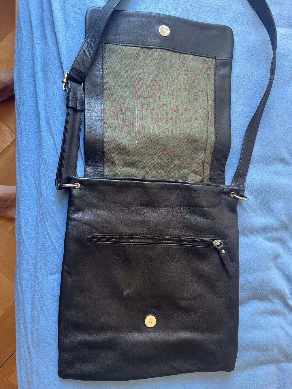 Borse: Schwarze Ledertasche von Bruno Rossi – Usato da Bern venduto da Vineb 1