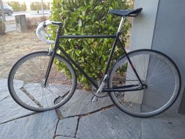 Custom Singlespeed / Fixie Il Diavolo Brooks & Carbon