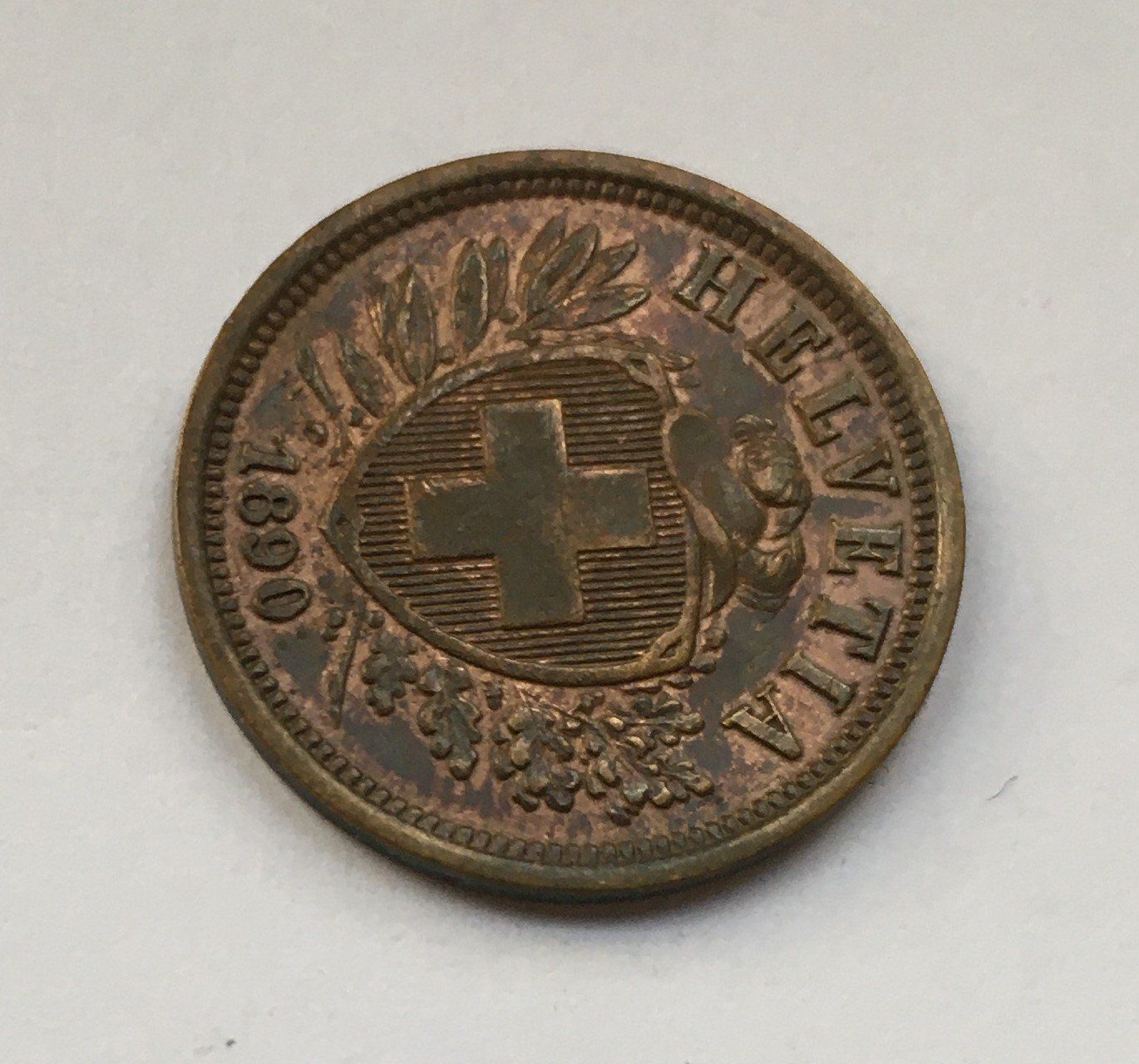 Tutti le monete: 1890 2 Rappen vz+ – Usato da Kirchberg SG venduto da Helveticus00 1