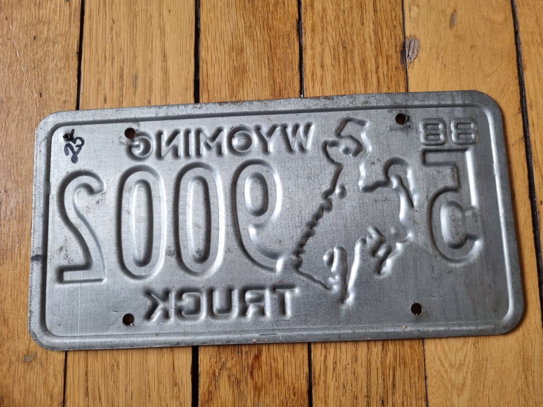 Insegne: WYOMING TRUCK Schild – Usato da Schaffhausen venduto da Leveron13 1