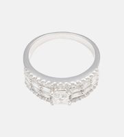 Diamanta Ring 375 Weissgold mit Diamanten