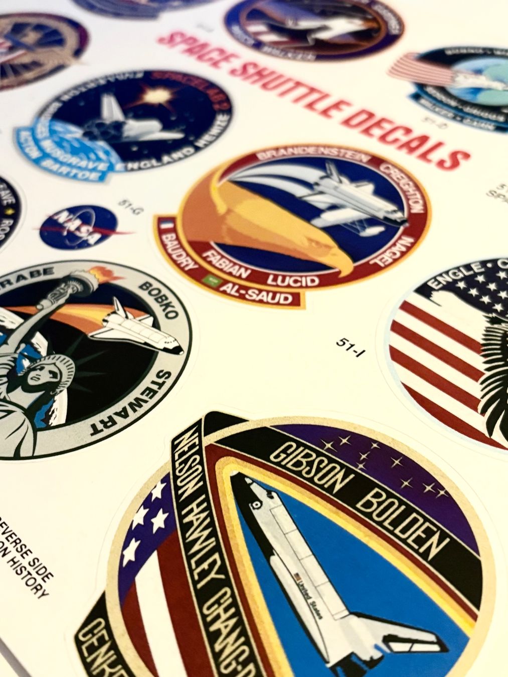 Sticker: VINTAGE, NASA, SPACE SHUTTLE, AUFKLEBER, SAMMLUNG, ORIGINAL – Usato da Dachsen venduto da Sven_Jasper 6