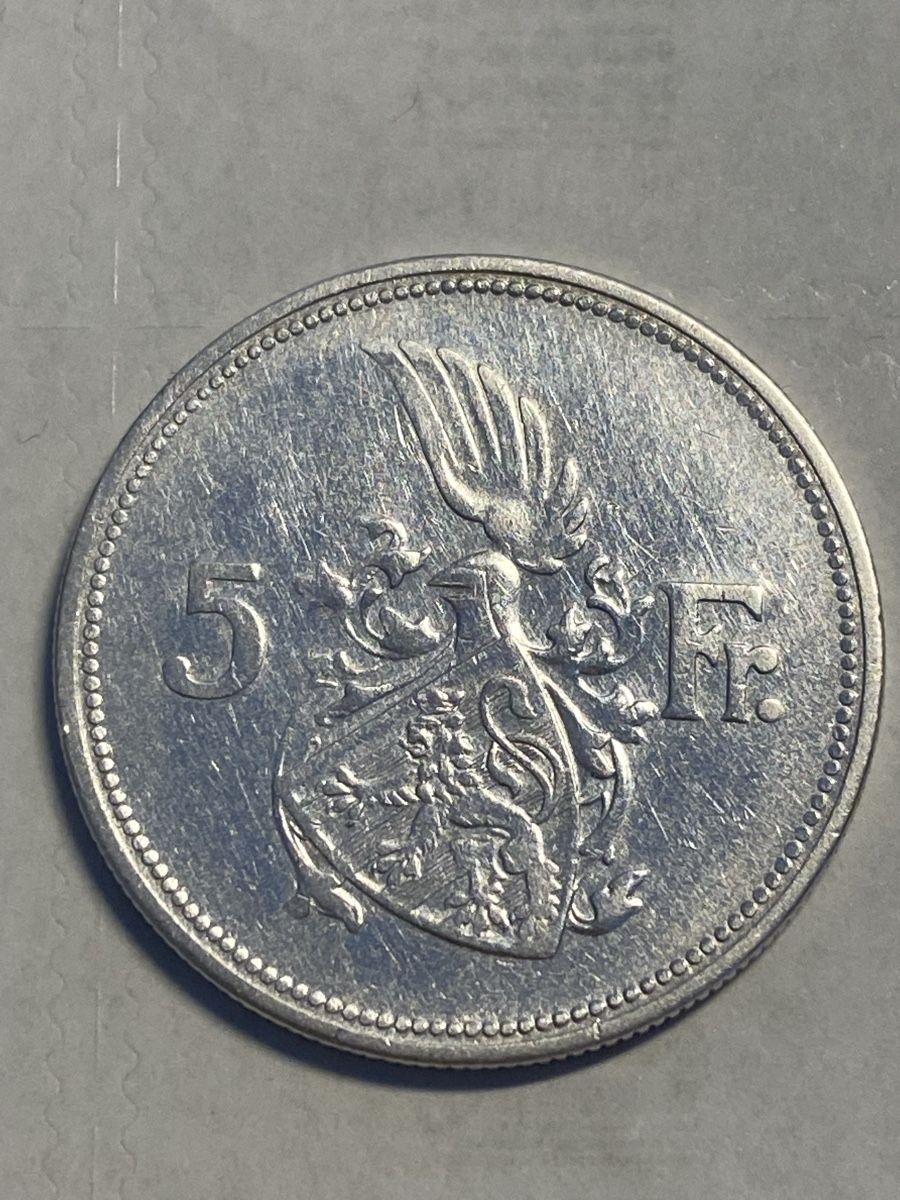 Tutti le monete: Luxembourg, 5 Francs 1929 argent – Usato da Corsier-sur-Vevey venduto da Ginoarturo 1