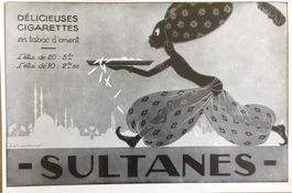 Sultanes Cigarettes - Alte Werbung / Ancienne publicité 1928