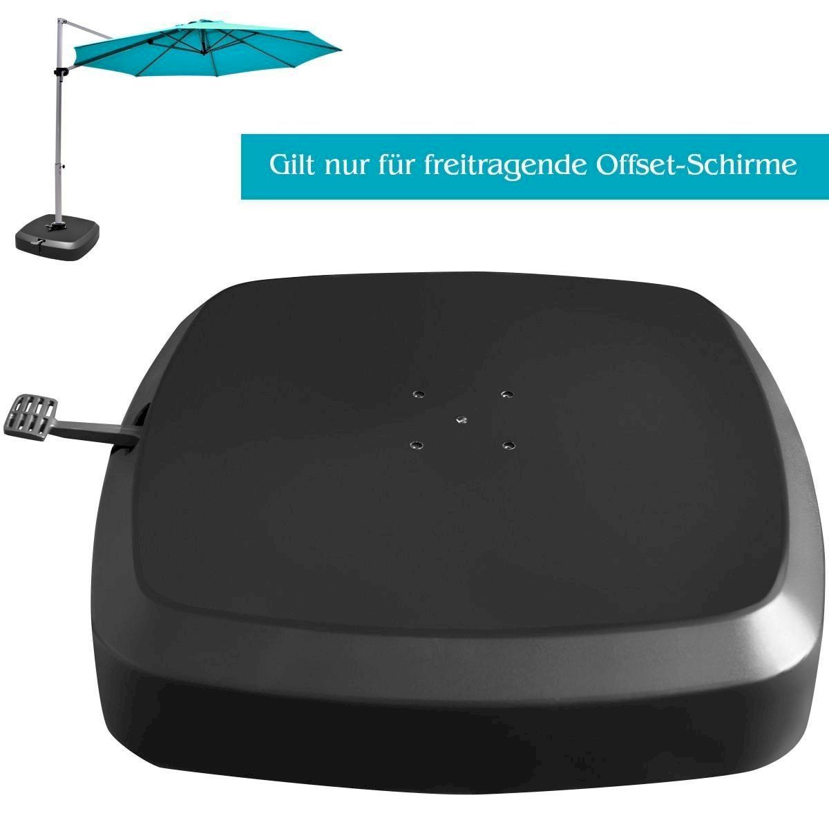 Sonstiges: Sonnenschirmständer mit Rollen befüllbar – Neu und originalverpackt aus Bottighofen von zaap 5