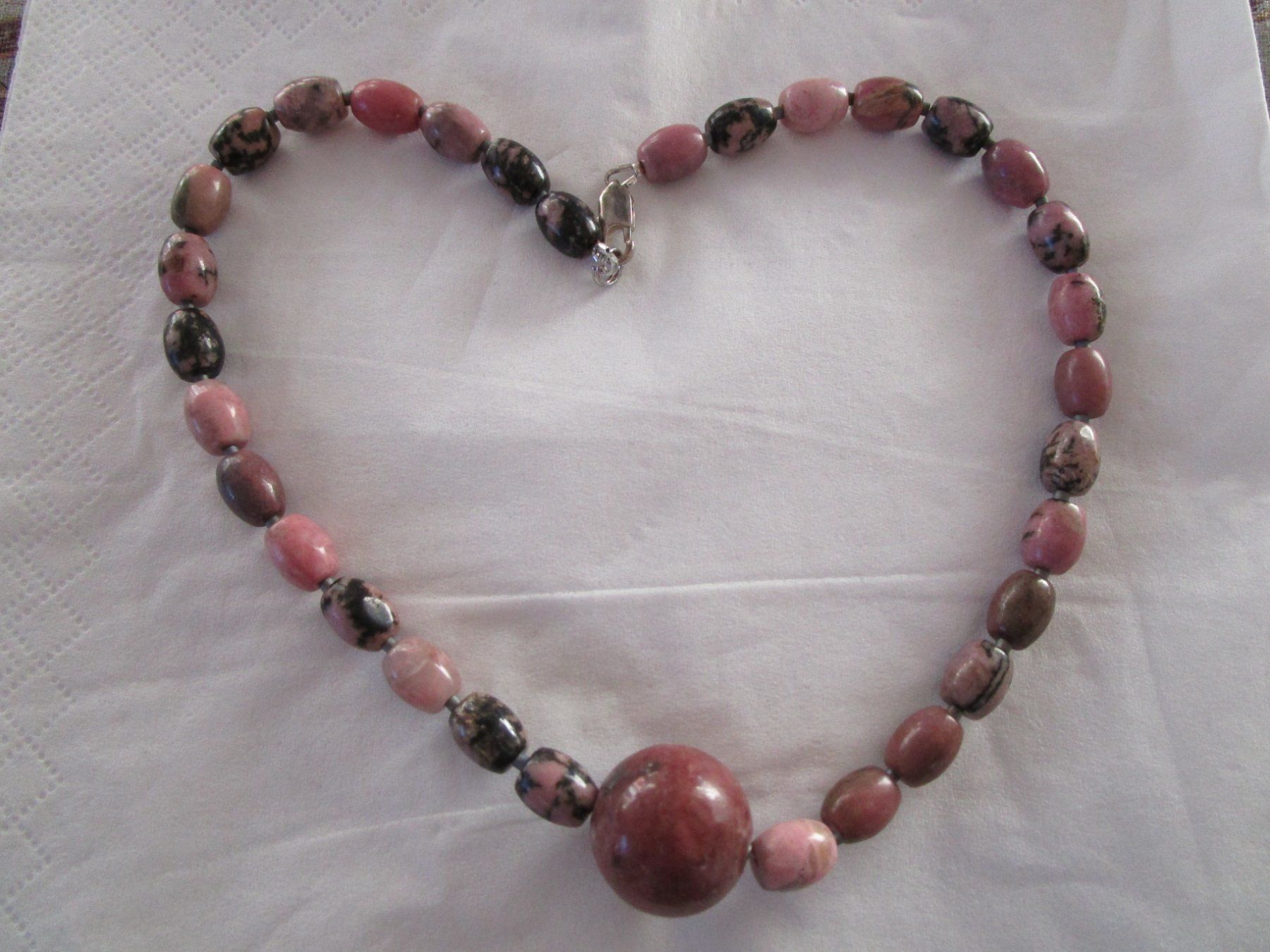 Catenine: Kette aus Rhodonit – Usato da Birmenstorf AG venduto da Edelweiss25