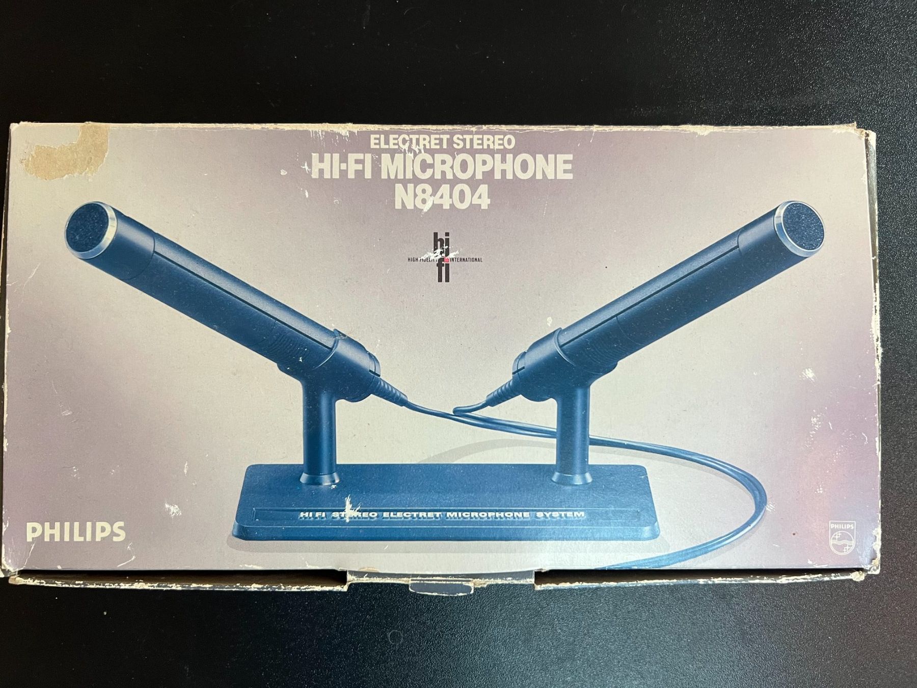 Philips Microfoni: Philips N8404 HI-FI Electret Stereo Microphone Set – Usato da Arlesheim venduto da SKA_4144