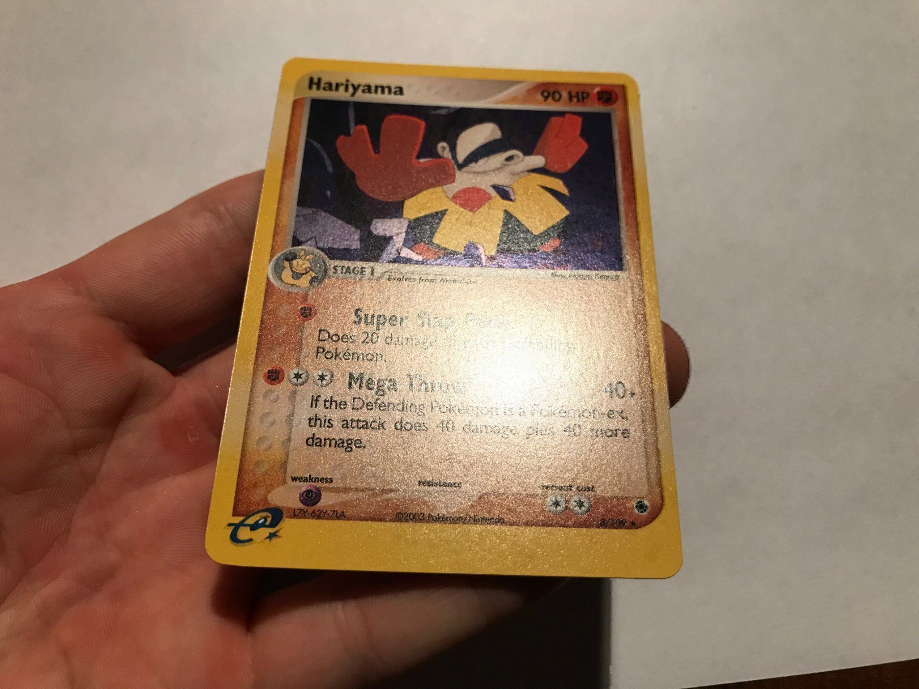 Pokémon Carte collezionabili: Hariyama holo Ex Ruby & Saphire – Nuovo (secondo la descrizione) da Hagendorn venduto da Pokecollectorch 3