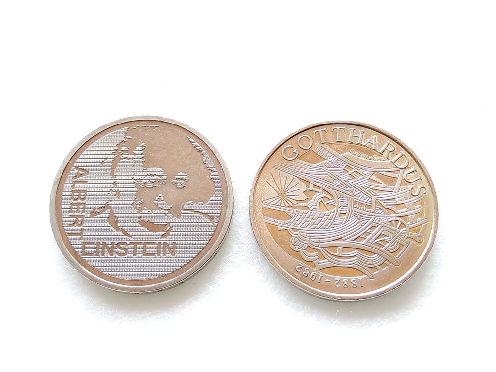 Lot de 6 pièces comm. de 5.- frs (Gebraucht) in Malleray für CHF 10 ...