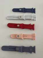 Lot de 5 bracelets silicone pour Apple Watch 44mm