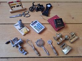 Konvolut Miniaturfiguren / für Setzkasten gebraucht