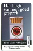 Telefonkarte "Zigaretten Lucky Strike".