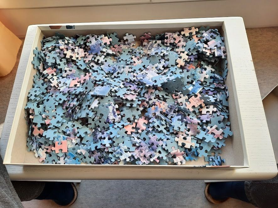 Ravensburger Puzzles: Ravensburger Puzzle 1000 Stk. "ARKTICHE WÖLFE" – Gebraucht aus Langendorf von Paho6 2