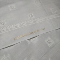 Bestickte Baumwolle Sangallo Batist 1.5x1.42m quadrato