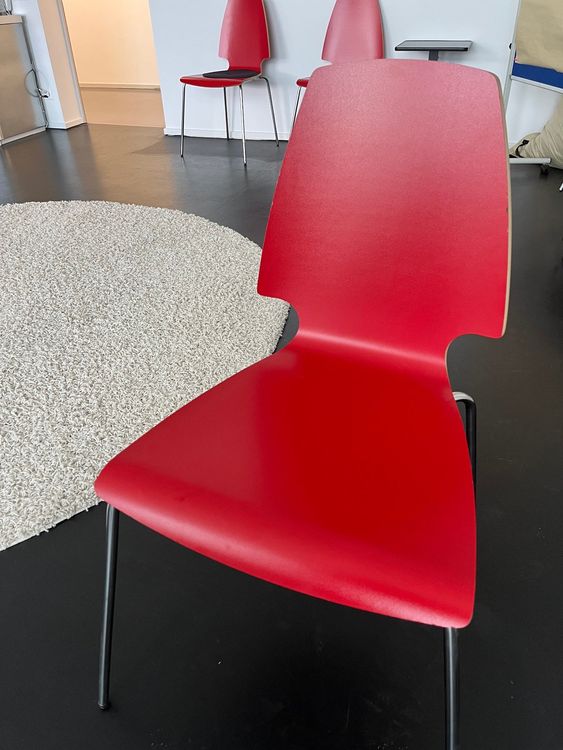 Rote Stühle (IKEA) Kaufen auf Ricardo