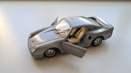 Modellauto: Burago - Porsche 969  Modellauto: Porsche 969